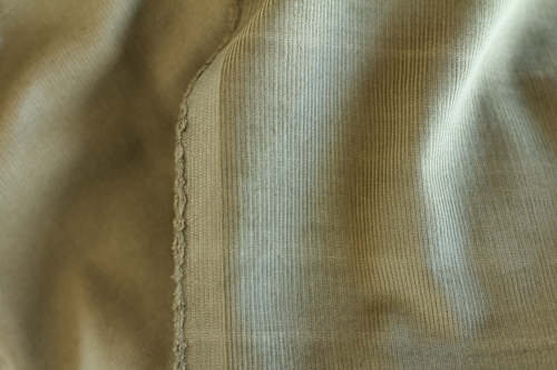 The grainline runs parallel to the selvedge